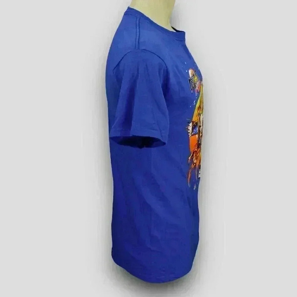 NEW! DRAGONBALL Fighterz mens blue graphic small,‎ medium t-shirt - Picture 2 of 6